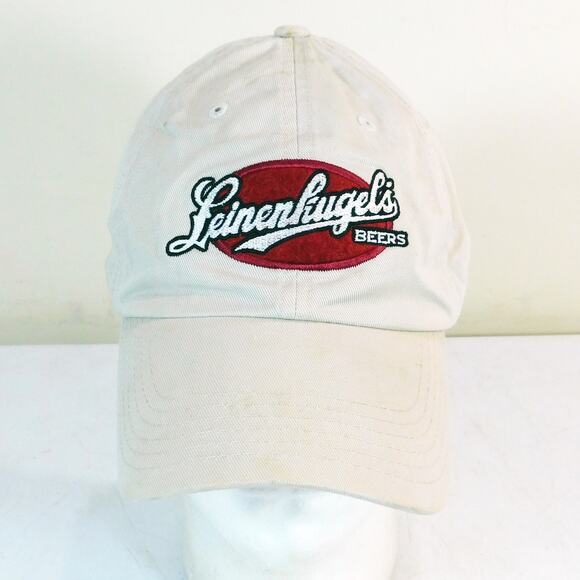 Leinenkugels Beers Baseball Hat Cap Adjustable Strapback Khaki Embroidered Logo - Picture 1 of 7